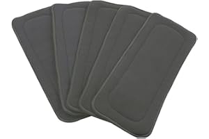 Brussels08 5 couches lavables et réutilisables en fibre de charbon de bambou pour bébé