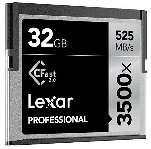 Lexar CFast 2.0, 32GB 32GB Kompaktflash Speicherkarte – Speicherkarten (32GB, Kompaktflash, Schwarz) - 2