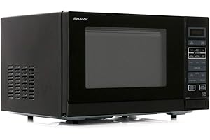 Sharp R372KM Solo Touch Control Microwave, 25 Litre capacity, 900W, Black