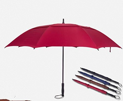TYSlpl,Double, golf, fibrous bone, ultra-light, automatic, straight umbrella, umbrella,Hit cloth,130cm*101cm
