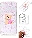Produktbild Hülle Galaxy J7 2017 (US Model) Hülle, Samsung Galaxy J7 2017 (US Model) Hülle TPU Case Schutzhülle Silikon Case,Niedliche Cartoon Malerei Durchsichtige Rückschale und TPU Bumper Handy Tasche Case Cover Etui für Samsung Galaxy J7 2017 (US Model) + Schlüsselanhänger (I) (6)
