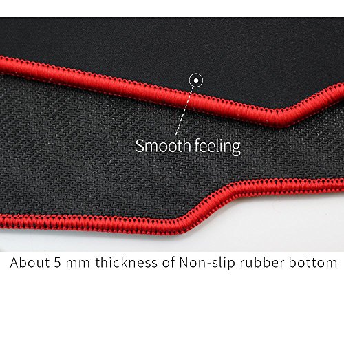 Phoenix Legend – EXCO Extra Verlängert Gaming Mauspad , 90 x 30 cm x 5 mm dick , Groß Maus Matte mit Glatt Oberfläche und Präzise Tracking ( Schwarz ) - 6