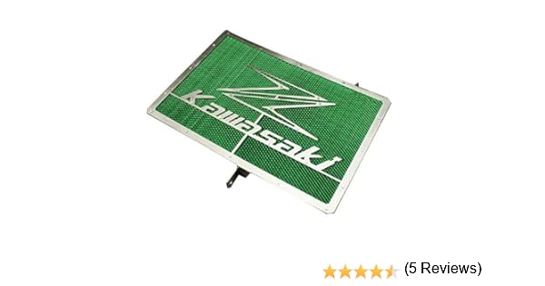 elegantstunning Grille de Protection en Acier Inoxydable pour radiateur de Moto Kawasaki Z750 Z800 ZR800 Z1000 Z1000SX Vert