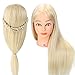 Neverland Training head Hairdressing Head Cosmetology Mannequin Head 10% Real Hair 60cm