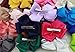 25pcs 4 Inches Boutique Hair Bows Girls Kids Children Alligator Clip Grosgrain Ribbon Headbands