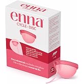 Intimate relationships during menstruation | enna CYCLE DISC - Reusable menstrual disc with removable thread and large capaci