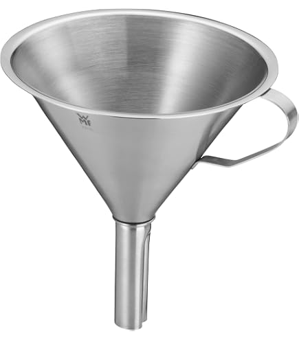 LOUIS TELLIER Trichter Mit Filter – Edelstahl, 12 Cm Durchmesser, Für Wein & Flüssigkeiten