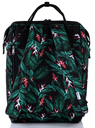 HotStyle DISA Fashion Blumen Damen Laptop Rucksack 14 zoll  44x27x17cm 
