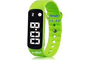 e-vibra Medizinische Erinnerungsuhr mit 12 Alarmfunktionen, mit Timer und 12 täglichen Alarmen (grün-klein)