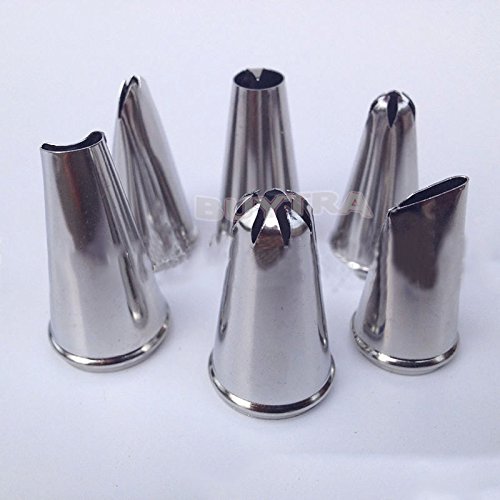 leading-star Spritztüllen-Set, für Kuchendekoration, 6-teilig - 2