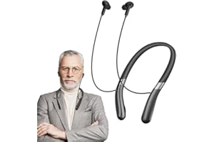 Britzgo Dispositif pour Le Cou Se connecte Via Bluetooth Suppression Intelligente du Bruit Aide à Faire de l'exercice Écouter de la Musique Communiquer Regarder la télévision