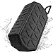 Produktbild ToHayie Bluetooth Lautsprecher Wasserdicht,IPX6 Outdoor Tragbarer Lautsprecher,Mobiler Bluetooth 4.2 Lautsprecher,1000mAh Akku, Mikrofon für iPhone, iPad, Samsung, Nexus, HTC und Andere Bluetooth-Geräte , AUX USB (Matt-Schwarz)