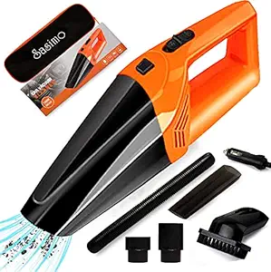 Sasimo Car Vacuum Cleaner High Power - Sasimo Powerful Portable & Corded Car Cleaning Car Accessories, Handheld Vacuum DC 12V, 120W 5000PA, Cleaner for Home Wet and Dry Vacuum Cleaner