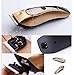 Carejoy Waterproof Cordless Soundless Adult Children Baby Electric Hair Trimmers Hair Clipper Washable (Golden)