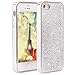 Produktbild iPhone SE Hülle, Asnlove Ultra Thin Dünn Hart PC cover für Apple iPhone 5 5G 5S Schutzhülle Premium Matt Luxus Handytasche Bumper Case Kristall Sparkle Bling Glitzer Tasche Protective Skin Shinning Schale Ultraleicht Tasche Light Etui - Silbern