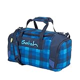 Praktische Schuhtasche SATCH Skytwist Sporttasche, 50 cm, Karo Blau