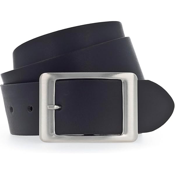 Vanzetti 35mm Full Leather Belt W80 Black 4055215482130