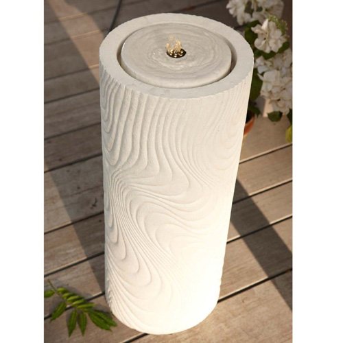 Standbrunnen 73cm mit LED-Beleuchtung inkl. Netzteil und Pumpe - Polyresin