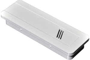 Aquameta Abdeckung für Aquarium-Zufuhrloch für Fluval Flex 34 l, sicherer Flucht- und Eindringschutz, einfacher Schiebemechanismus, PETG-Material – Weiß