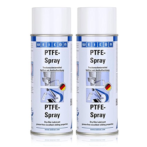 Preisvergleich Produktbild Weicon PTFE-Spray 400ml - Trockenschmiermittel - 11300400 (2er Pack)