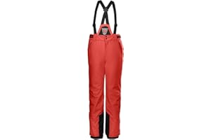 Killtec Ksw 77 Grls Ski Pnts Pantaloni Funzionali da Sci con Pettorina Rimovibile, paraneve e Protezione dei Bordi Bambine e Ragazze