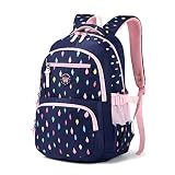 【Material duradero】Mochilas infantiles está hecho con poliéster de alta calidad.Tamaño-L29 * W16 * H43 CM(apto para 5-10 años).