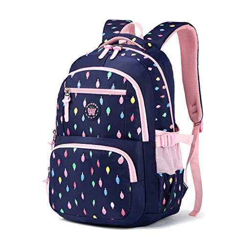 Preisvergleich Produktbild Mädchen Rucksack Rucksack, Schultasche für Kinder Kleinkinder Studenten Bookbag Lässiger Tagesrucksack Laptop Rucksack Outdoor Reisetasche - Idee für Mädchen Alter 3 4 5 6 7 8 9 10 Jahre alt - Blau