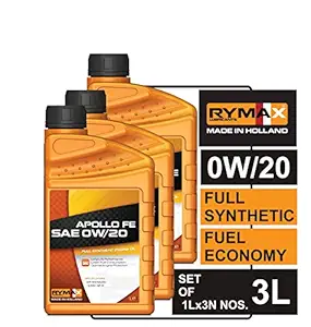 Rymax Apollo FE SAE 0W-20 Full Synthetic Fuel Economy Car Engine Oil (3 L)