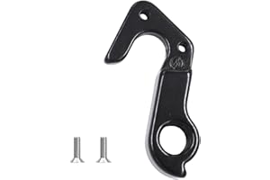 TerchPilet Derailleur Hanger 266 Compatible with GT Bikes – Replaces GT Part #ATIDH0233 & K33047 – Fits Sensor, Zaskar, Helion, Avalanche, Edge, Comp 19 – Black Aluminum Alloy – Bolts Included