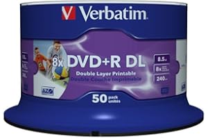 Verbatim 43703 - Disco DVD+R de 8.5 GB, 8X