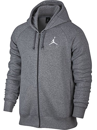 Nike Flight Fleece FZ Chaqueta, Hombre, Gris (Carbon Heather/White), 2XL