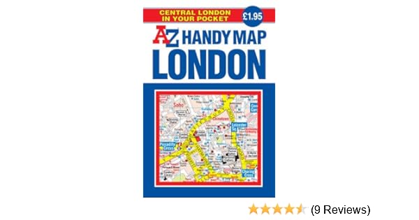 Handy Map Of Central London Street Maps Atlases Street - 