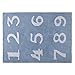 Lorena Canals Números Washable Rug (Blue)