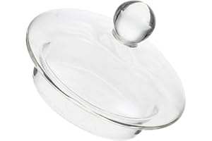 OUNONA Couvercle De Théière En Verre Transparent 7.5 Cm - Accessoire Pratique Et Décoratif Pour Bouilloire À Thé Parfait Pour La Maison Et Les Fêtes