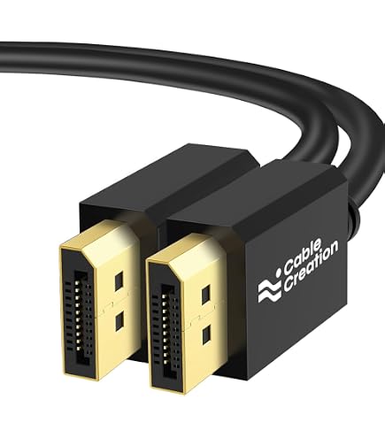 Ubluker 16K 8K Cable DisplayPort 2.1 1M 80Gbps, Certificado Cable DP a DP UHBR20 DSC1.2a 4K 240Hz 165Hz 144Hz 120Hz 16K 60Hz 8K 120Hz PC Monitor Ryzen 7900 FreeSync G-Sync