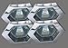 Produktbild Einbauleuchten 4x 35 Watt Halogen Paulmann Hexa 995.68