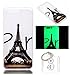 Produktbild Hülle Leuchtende Huawei P10 Plus(5.5") Silikon Etui Handy Hülle Weiche Transparente Luminous TPU Back Case Tasche Schale Leuchten In Der Nacht Für Huawei P10 Plus(5.5") + Schlüsselanhänger (P) (8)