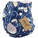 iZiv(TM) Newborn Organic Infant Waterproof/Adjustable/Reusable/Washable Pocket Cloth Diaper Fit Babies 0-3 Years(Universe)
