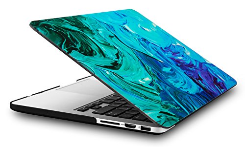 StarStruck MacBook Air 13 zoll Hülle | Schutzhülle Case Cover für Apple MacBook (Blau – Wasserfarbe 2) - 2