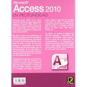 Microsoft ACCESS 2010. En Profundidad