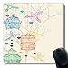 Produktbild Luancrop Mousepad Valentine Brown Cage Handzeichnung Vögel Blumen Ferien Blank Clean Clip Kreatives Design Mauspad Rutschfester Gummi für Notebook Laptop PC Computer