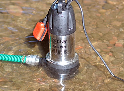 T.I.P. 30140 Schmutzwasser Tauchpumpe Baupumpe Maxima 400 SX, bis 24.000 l/h Fördermenge - 5