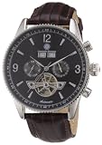 Constantin Durmont Herren-Armbanduhr XL Travis AnalogAutomatik Leder CD-TRAV-AT-LT-STST-BKBR
