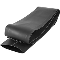 Gaine Thermorétractable Sourcingmap - 1m X 50mm - Noir - Pour Isolation Et Protection Câbles