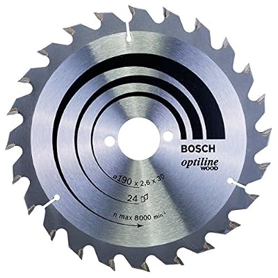 Bosch Lame de scie circulaire Optiline Wood 190 x 30 x 2,6 mm, 24 1pc