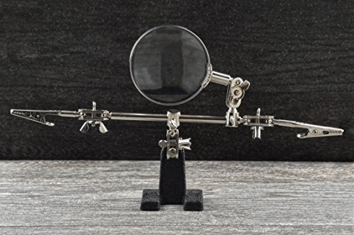 SE MZ101B Helping Hand with Magnifying Glass by SE - 3