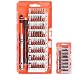 Produktbild AOMEES 60 in 1 Screwdriver Set Schraubendrehersatz, Professionelles Elektronisches Reparaturset, S2 Präzisionsschraubendreher aus Stahl, Flexibler Schaft für Mobile/Games / (Orange)