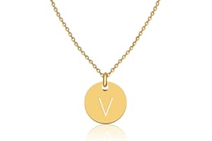 GD GOOD.designs EST. 2015 Collares para mujer con colgante iniciale oro I Collar letra - Longitud 40+5 cm - Cadena chapada en Oro 18k