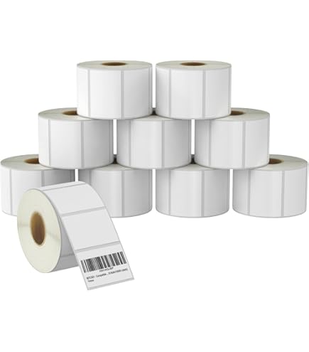 Etichette Termiche 70x70 Mm – 3 Rotoli (1500 Pz) Adesive Per Zebra GK420T, Spedizioni E Barcode – Labex Label