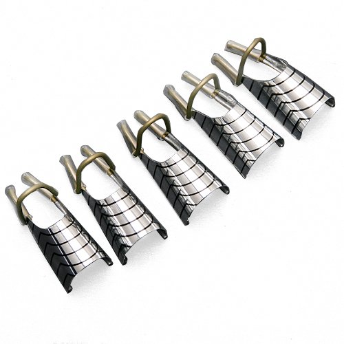 10pcs Reusable Forms UV Gel Tips Nail Art Acrylic French TIPS Tool free shipping